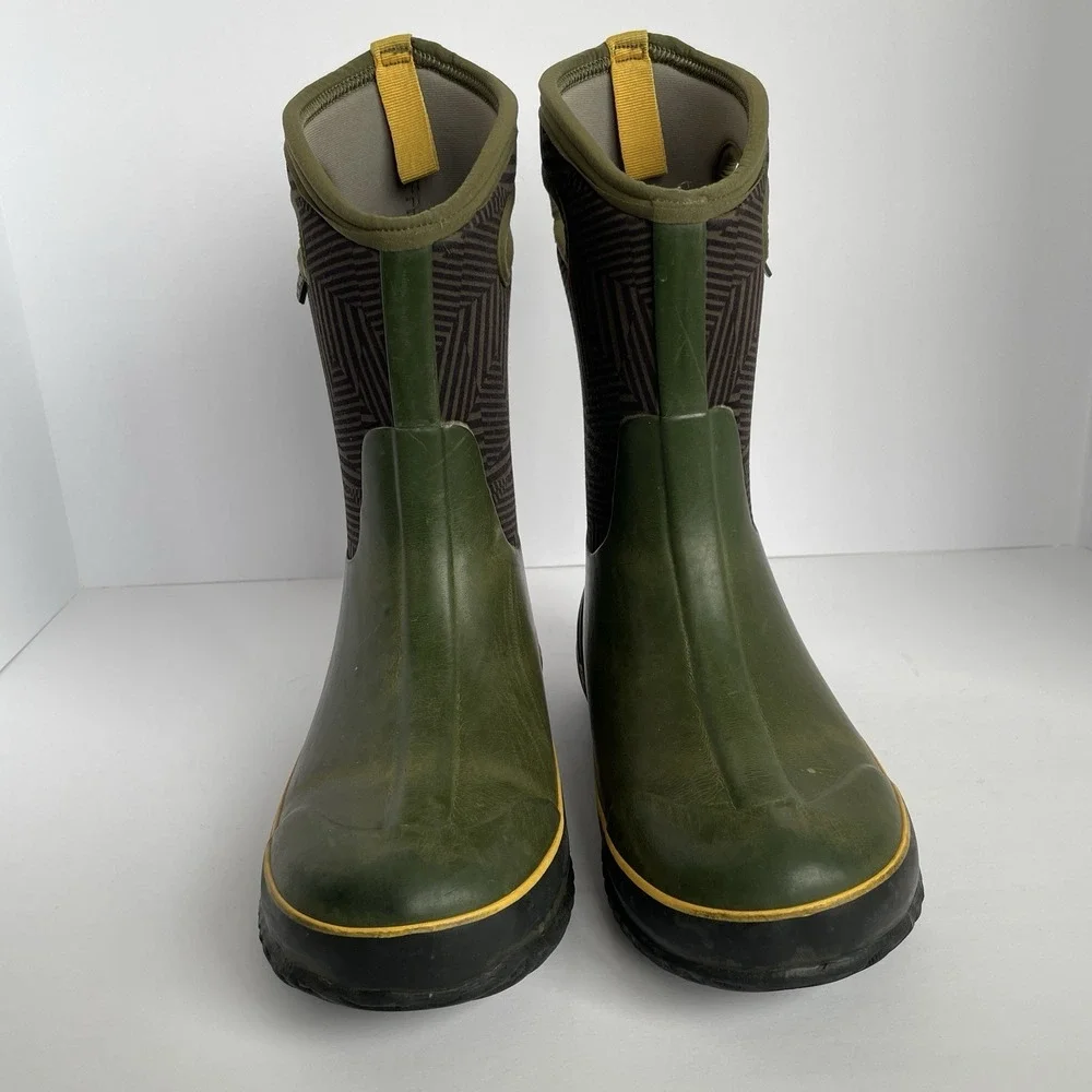 Bogs Classic Phaser Boot Youth 6 Green Waterproof Insulated Outdoor Winter‎ Farm